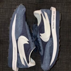Sacai Blue and White Sneakers